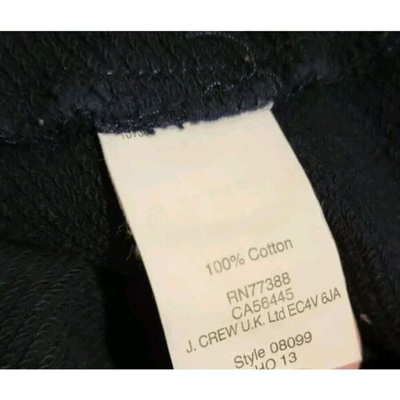 Madewell Sweater Size Large L Navy Blue Floral Cut Out Pullover - Picture 7 of 7